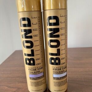 Blond Brilliance Cool Blonds Lathering Toner & Conditioner Toner Set 10.5oz Duo